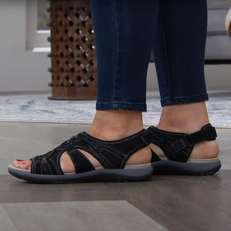 Daphne™ - Stijlvolle, verstelbare zomersandalen met voetboogondersteuning